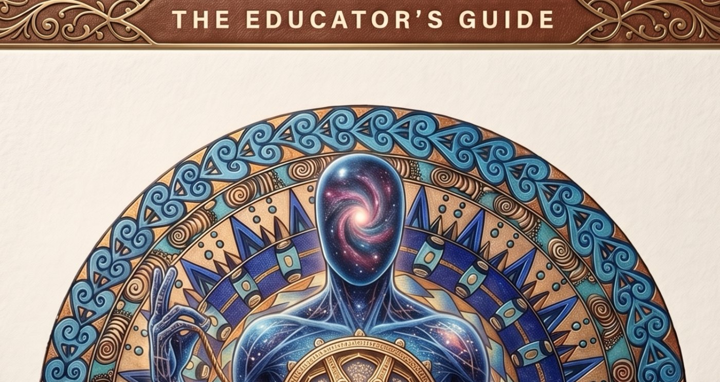 Detail of the cover art: the patterned ring above the figure.